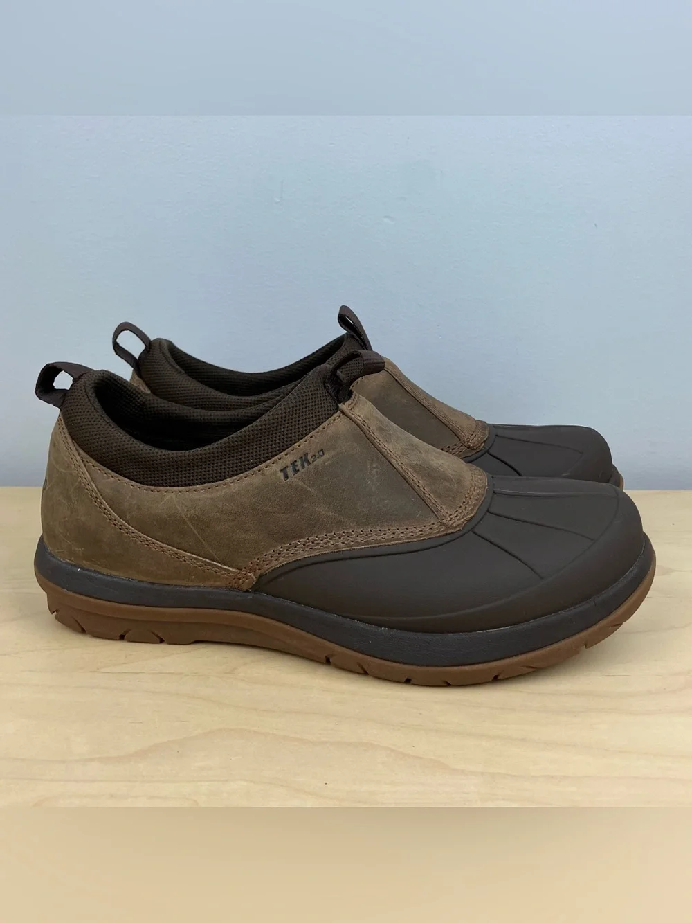 L.L. Bean Women’s Size 8.5 M Storm Chaser 5 Low Brown Leather Slip On Boots